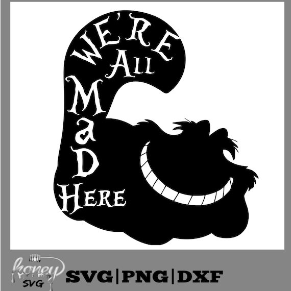 Alice Im Wunderland Kosmetiktasche – Mit Spruch 'We Are All Mad Here' Als Geschenk-Idee