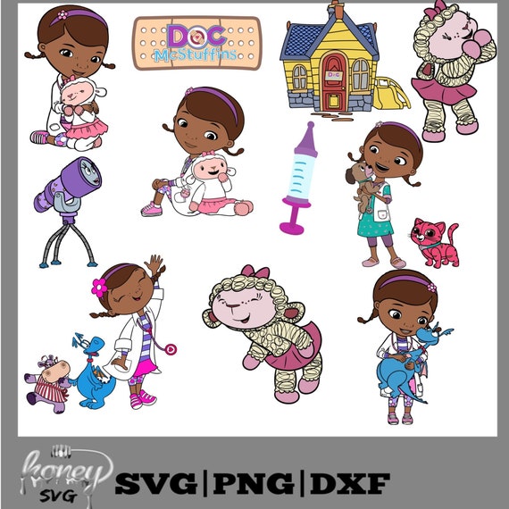 Doc Mcstuffins Svg,kid Svg, Girl Svg, Birthday Party Svg