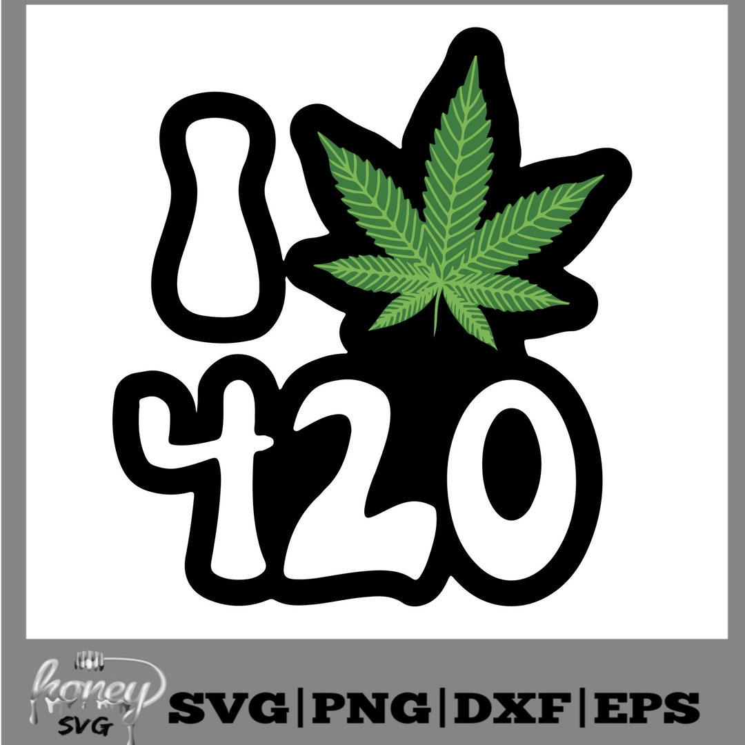 I Love 420 SVG、ブラントファイル、ブラント、ウィードトレイpng