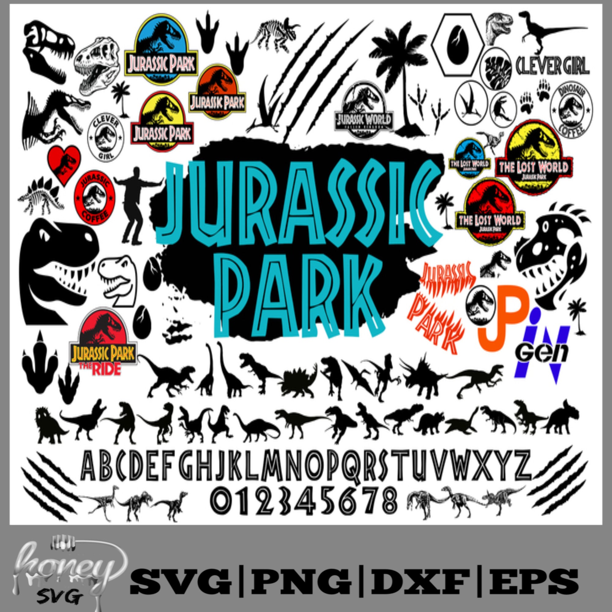 T-Rex Jurassic Park Jurassic World by projectdecals on   Tatuagens de  dinossauros, Festa de aniversário de dinossauro, Tatuagem gato preto