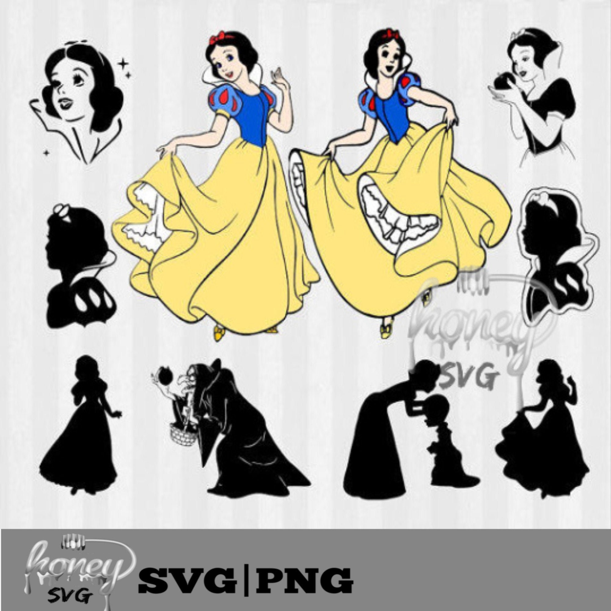 Download Snow White Svg Snow White Clipart Disney Princess Svg Diy Etsy