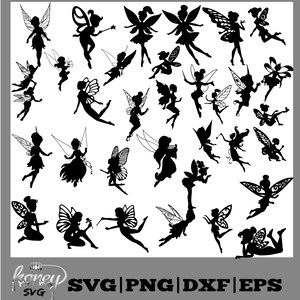 Fairies Svg, Fairy Svg, Pixies Svg, Tinkerbell Svg