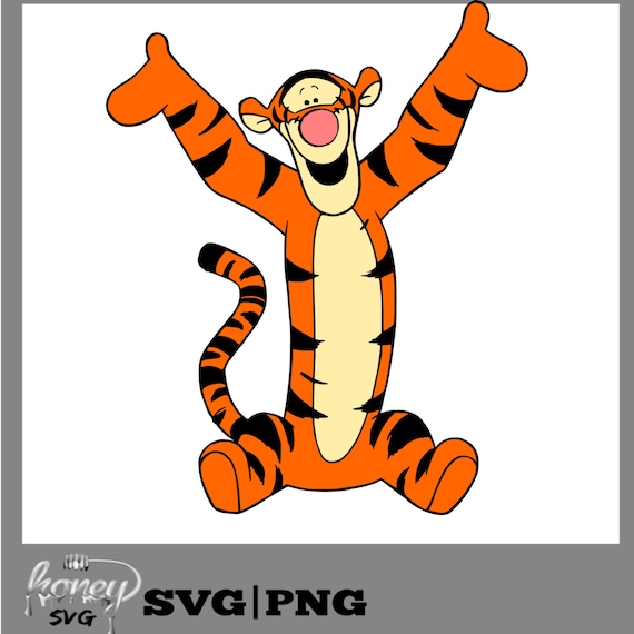 Download Tigger Svg Tigger Clip Art Tigger Svg Files For Silhouette Etsy