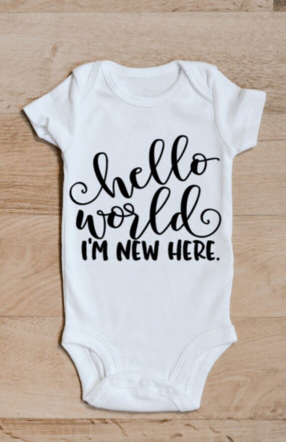 hello world onesie newborn
