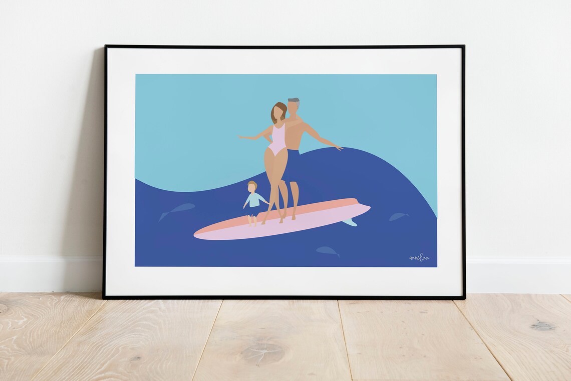 Ola Family Print A2 Horizontal cm