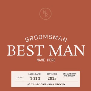 meilleur homme proposition de whisky | proposition de garçon d'honneur personnalisée | cartes de proposition | cartes de proposition de fête de mariage | modèle de toile
