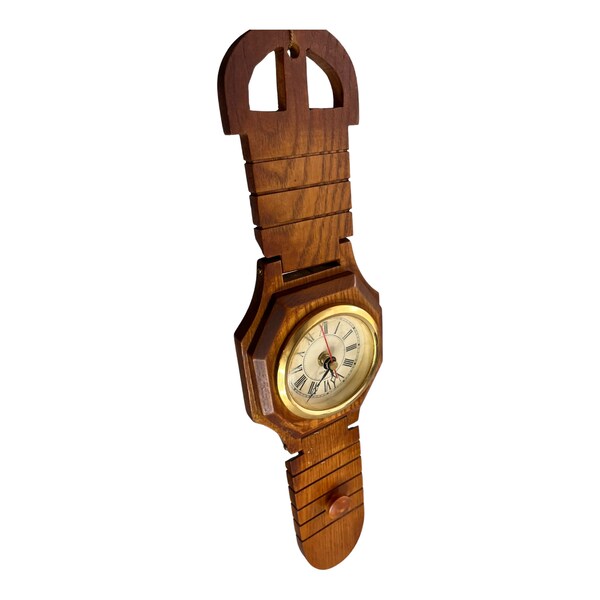 Wall clock MCM giant wristwatch wooden watch