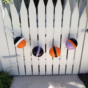 Key West Tropical Lobster Buoys New Hand Painted Qty 4 Halloween Time !!!