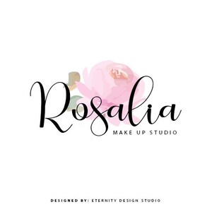 Premade Logo, Watercolor Logo, Boutique Logo, Watermark Logo, Floral Logo, Feminine Logo, Minimalist Logo, Custom Logo, Logo Design Branding