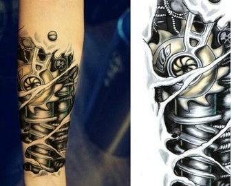 Tattoo Artist Biomechanical Art Abziehtattoo Skin  Cyborg Transparent PNG
