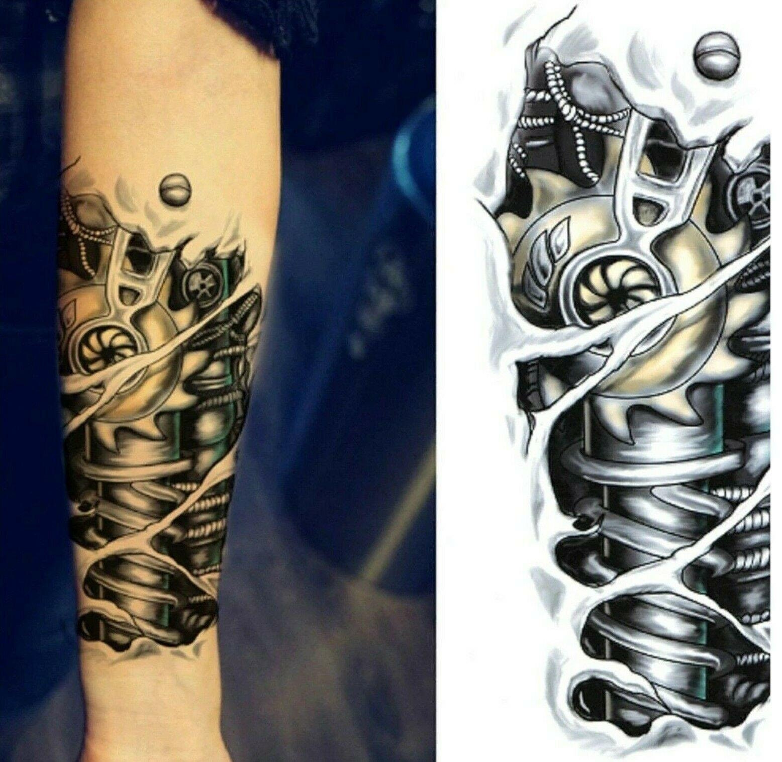 60 Biomechanical Tattoos that are Super Stylish in 2023