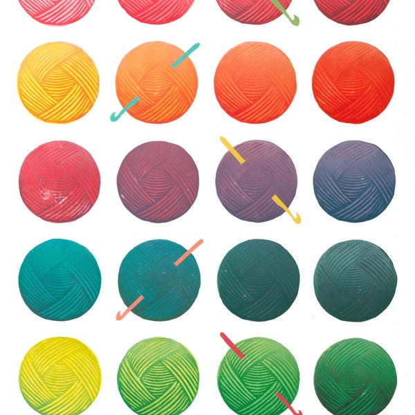 Yarn Wall Art Etsy UK