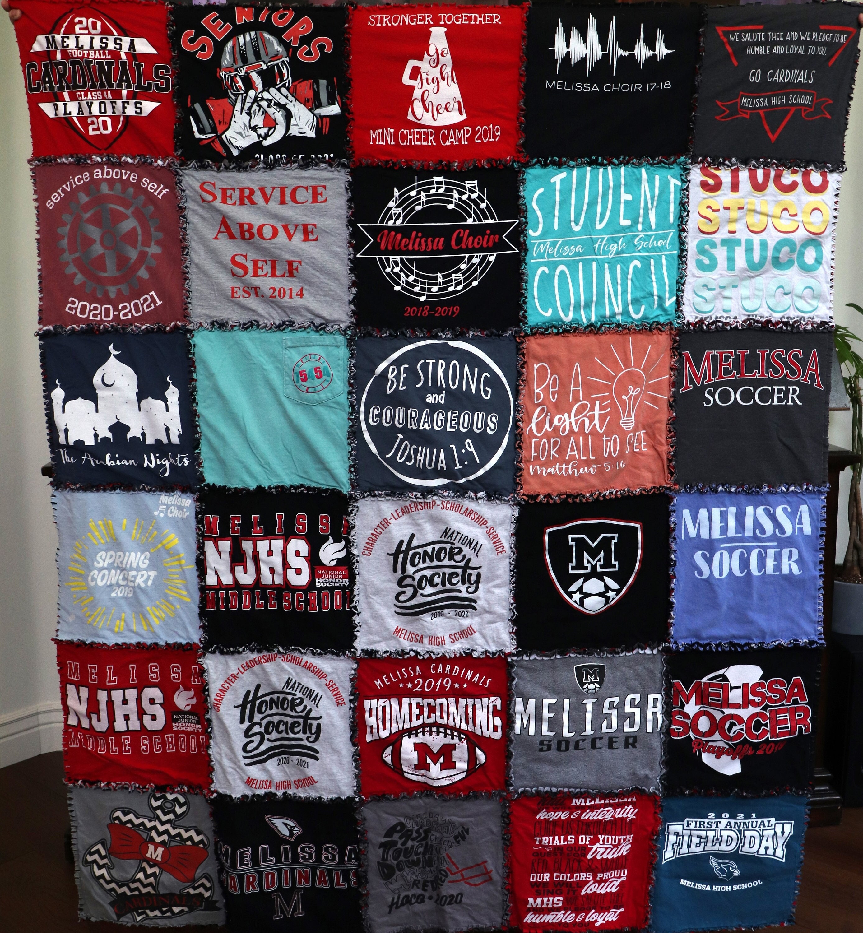 Tshirt blanket etsy hotsell