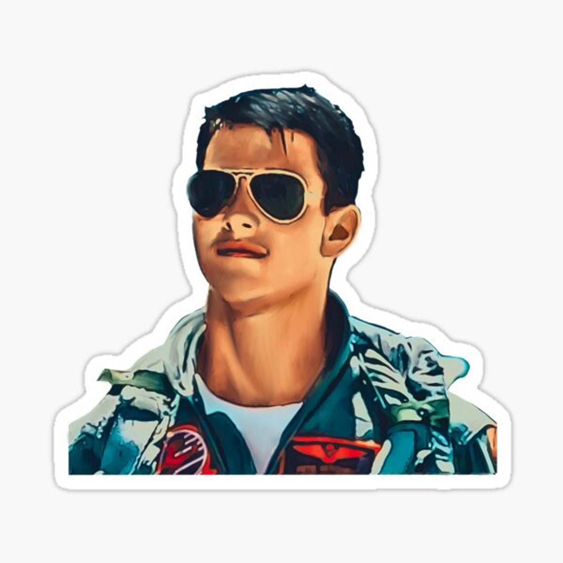 Top Gun Maverick Tom Cruise Sticker Decal Glossy i feel the Etsy