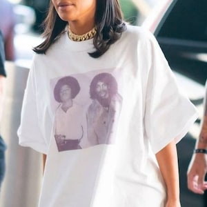 Michael Jackson Shirt Prince Shirt Michael Jackson and Prince Vintage Tee Unisex Heavy Cotton Tee