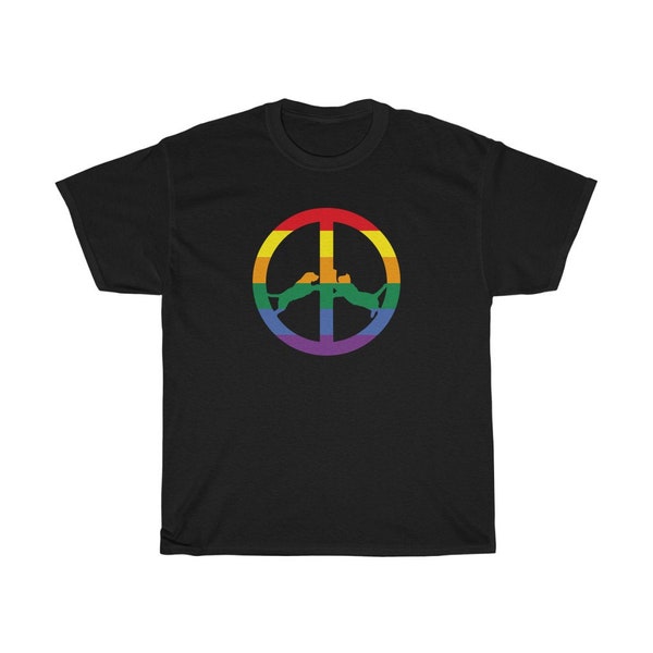 Hype Williams chemise Dean Blunt tee Rainbow Edition t shirt