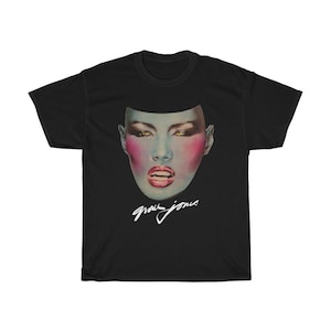 Grace Jones shirt 80&#39;s t shirt Vintage tee