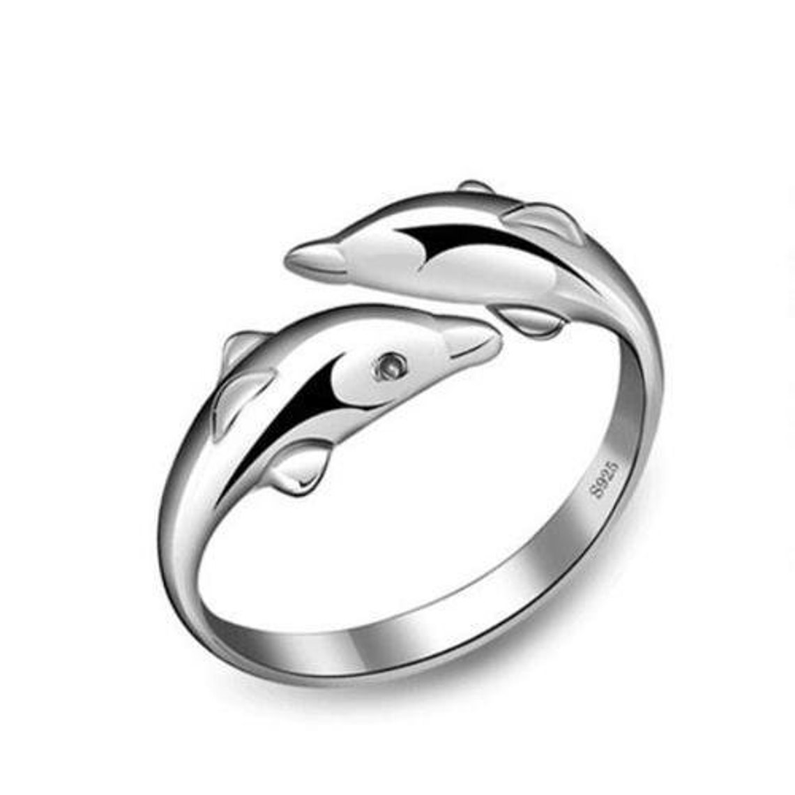 Dolphin ring Animal ring Ocean ring Beach ring Dolphin Etsy