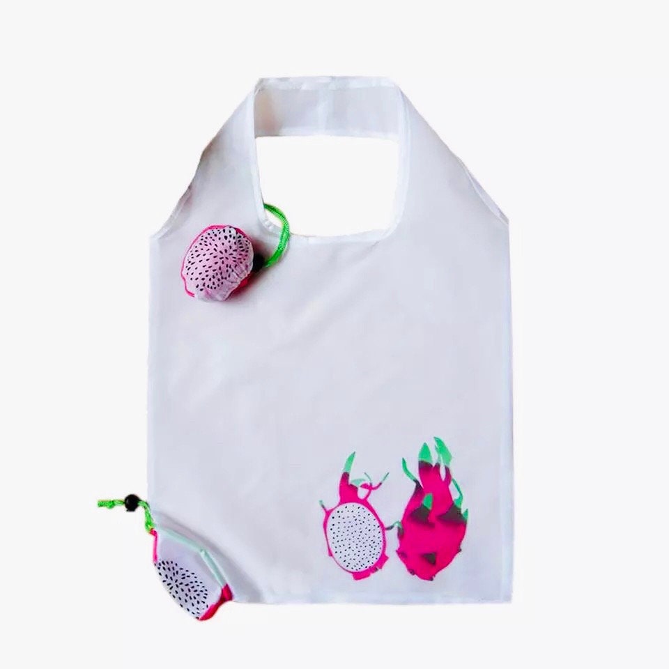 Dragon Fruit Reusable Shopping Tote Bag DragonFruit Pitaya | Etsy