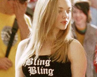 Bling Bling Tank Top - Mean Girls Inspired Karen Smith Style - Wednesdays We Wear Pink