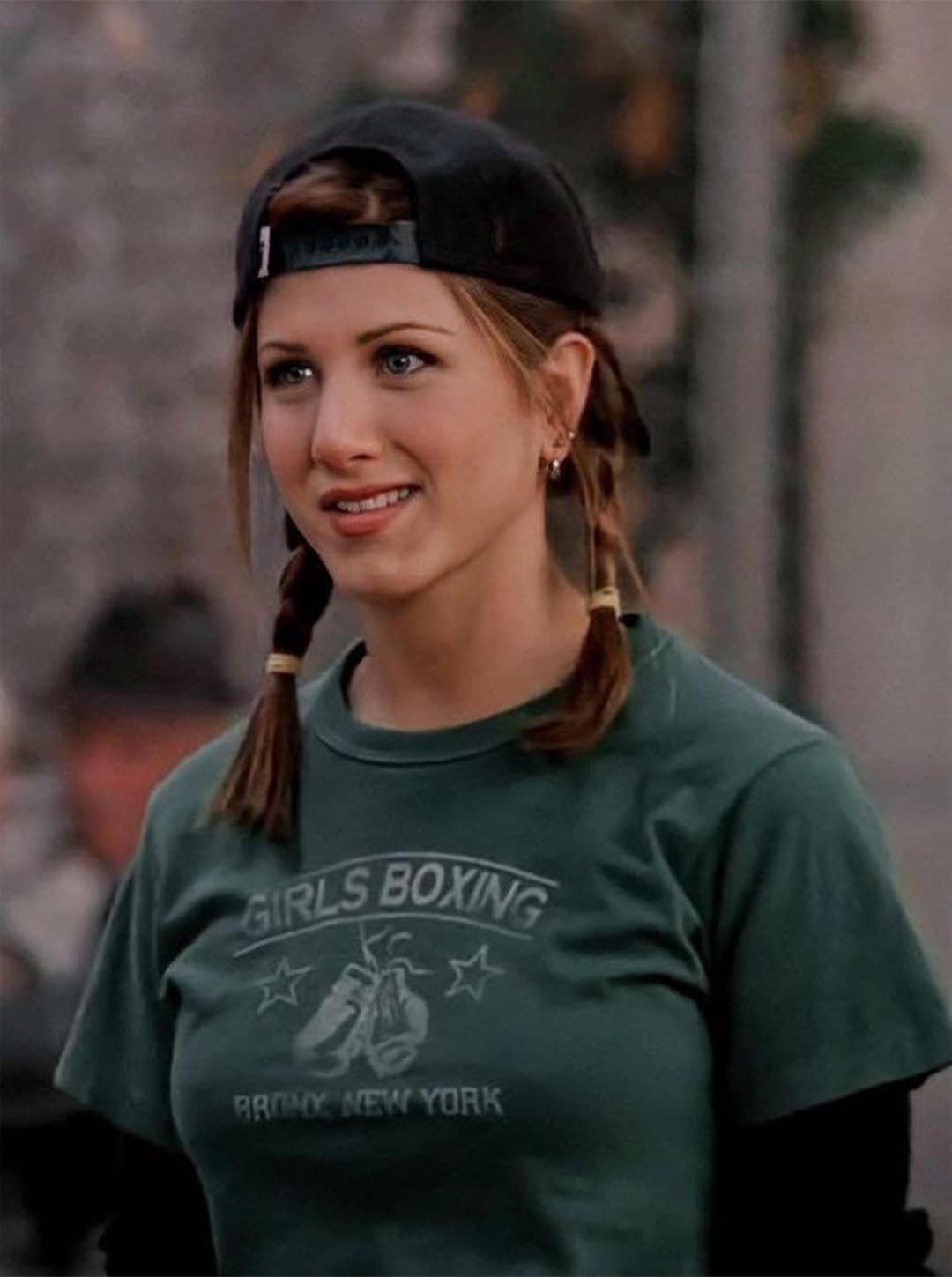 Girls Boxing T-shirt Jennifer Aniston Rachel Green Style