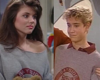 Bayside Tigers Sweatshirt Unisex From Saved by the Bell Kelly Kapowski Costume Zack Morris Bayside Sweater Saved by the Bell Hoodie Etsy