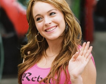 Rebel Tank Top - Lindsay Lohan Pink Tee - Mean Girls Outfits - Cady Heron Style from Mean Girls - On Wednesdays We Wear Pink