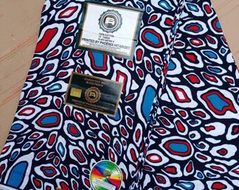 High quality African Wax Print Fabric Material 100/% Cotton. Beautiful Phoenix HiTarget Ankara Wax 3 or 6 Yards