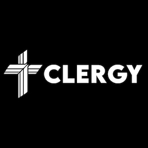 Decal: Clergy Vinyl Decal Sticker for Pastor, Deacon, Elder, Chaplain or Your Custom Text for Car Windows Quality Vinyl