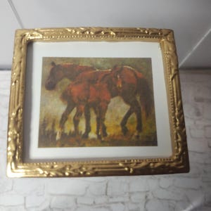 Puppenhaus Miniatur 1:12 Pferd Bild
