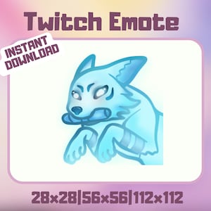 Twitch Kiriko Kitsune Emote - Cute Overwatch Chibi | Discord Emote  | Streamer Graphic