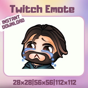 Valorant Harbor Cry Twitch Emote | 1 Emote | Cute Valorant Chibi | Discord Valorant Emote Set| Streamer Graphic