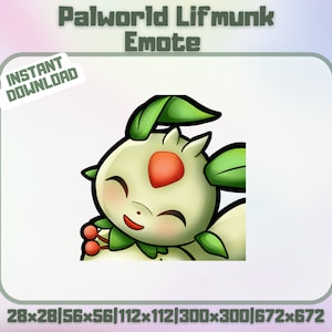 Lifmunk Palworld Twitch Emote - Cute Palworld Chibi | Discord Emotes  | Streamer Graphic YouTube