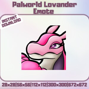 Lovander Palworld Twitch Emote - Cute Palworld Chibi | Discord Emotes  | Streamer Graphic YouTube