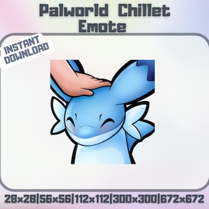 Chillet Palworld Twitch Emote - Cute Palworld Chibi | Discord Emotes  | Streamer Graphic YouTube
