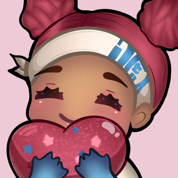 1x Twitch Emote Apex Lifeline Chibi Etsy