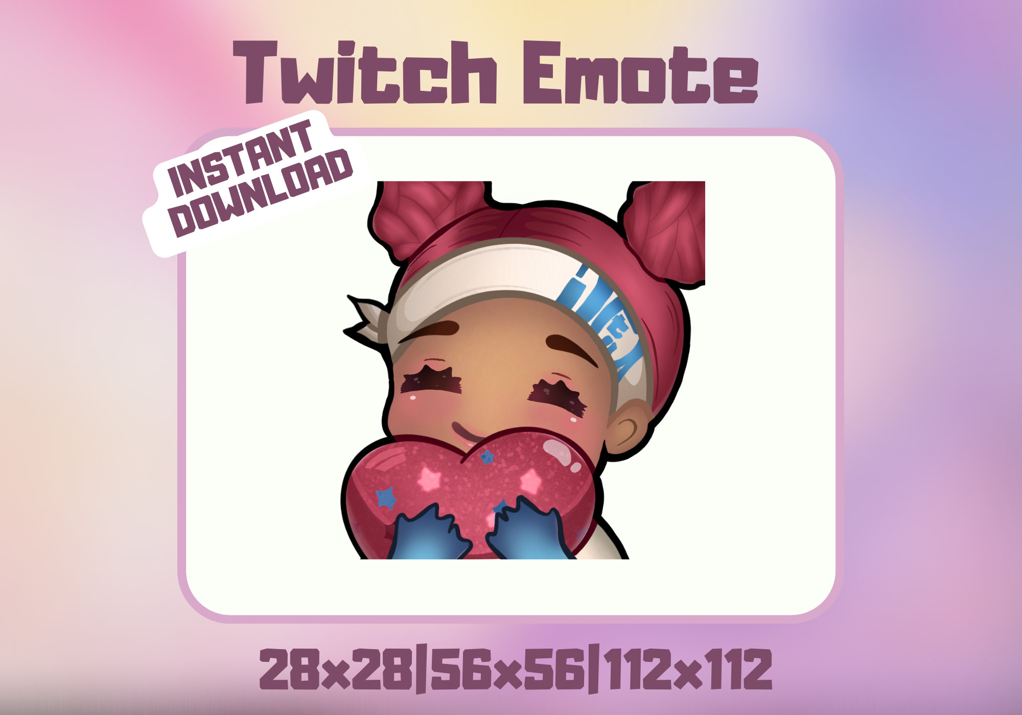 1x Twitch Emote Apex Lifeline Chibi