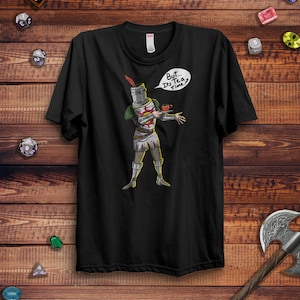 Solaire of Astora &quot; But Its Tea Time?&quot; Dark Souls T-shirt, Elden Ring, Demon Souls