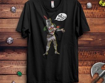 Solaire of Astora " But Its Tea Time?" Dark Souls T-shirt, Elden Ring, Demon Souls