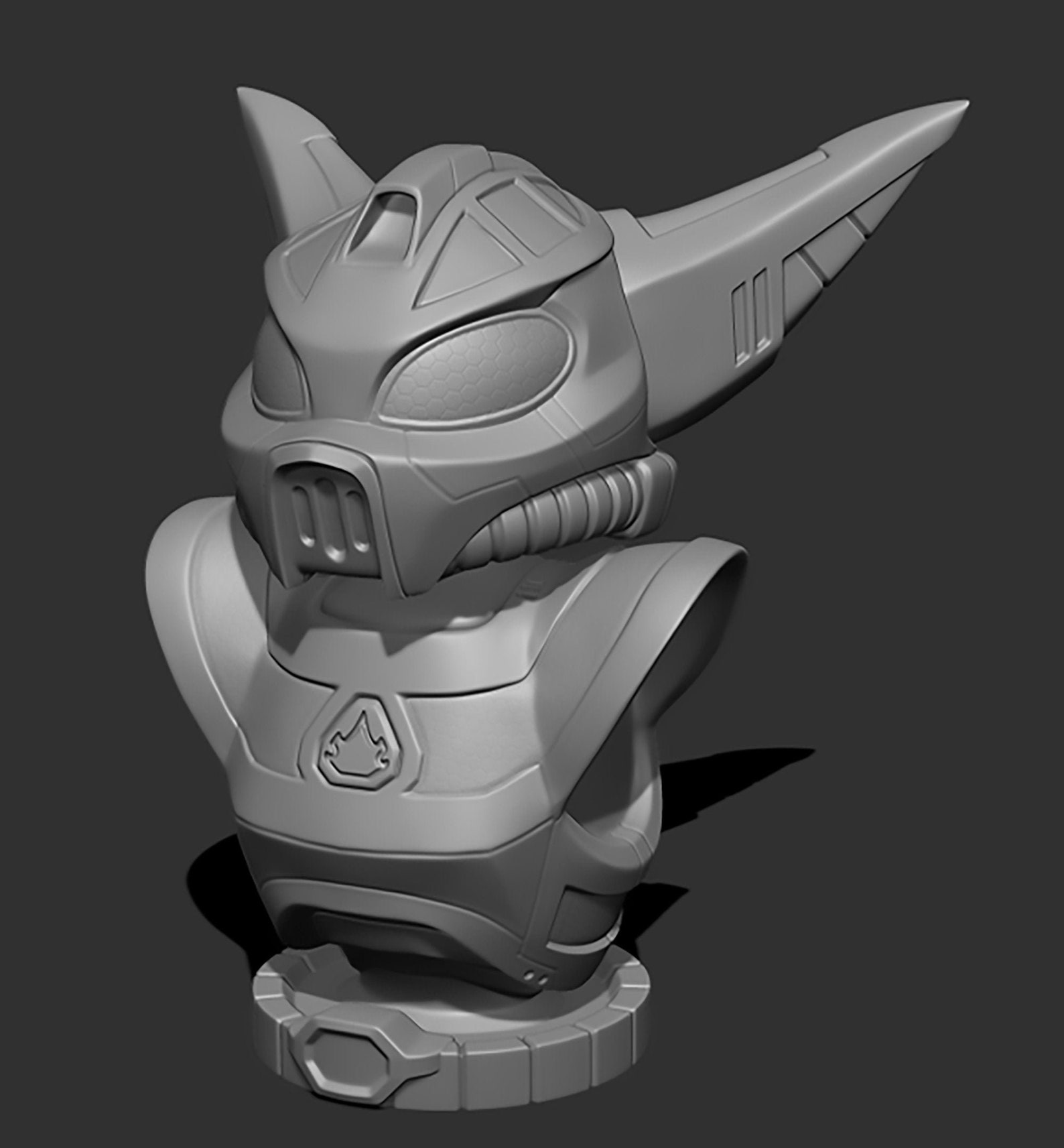 Ratchet and Clank 3, Ratchet Infernox Armor Bust Etsy UK