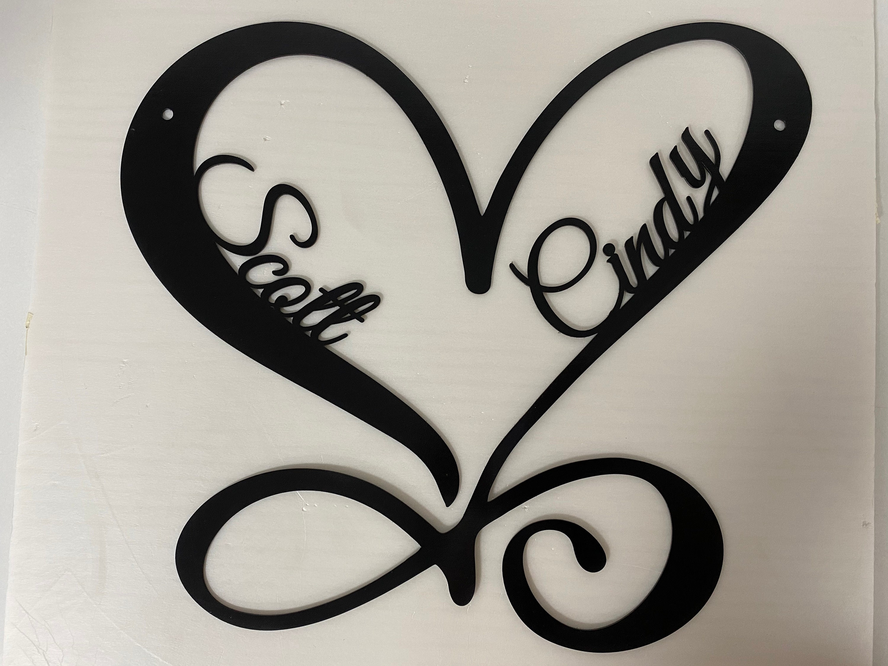  Personalized Family Name Sign Custom Infinity Heart Sign Name  Sign Wall Hanging With Couples Names-Eternity Symbol for Anniversary And  Wedding-Heart Personalized Infinity Symbol(15-36) : Home & Kitchen
