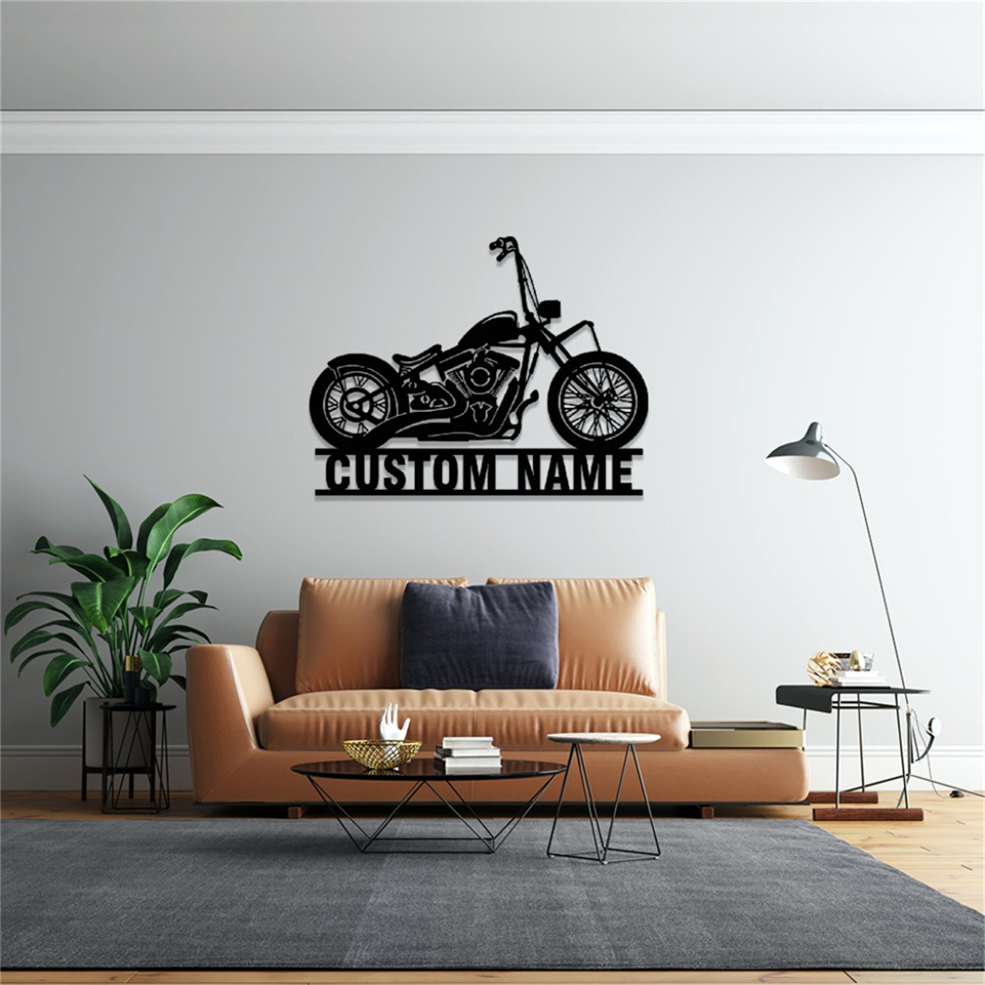 Custom Motorcycle Metal Sign With Lights,personalized Motorbike Biker ...