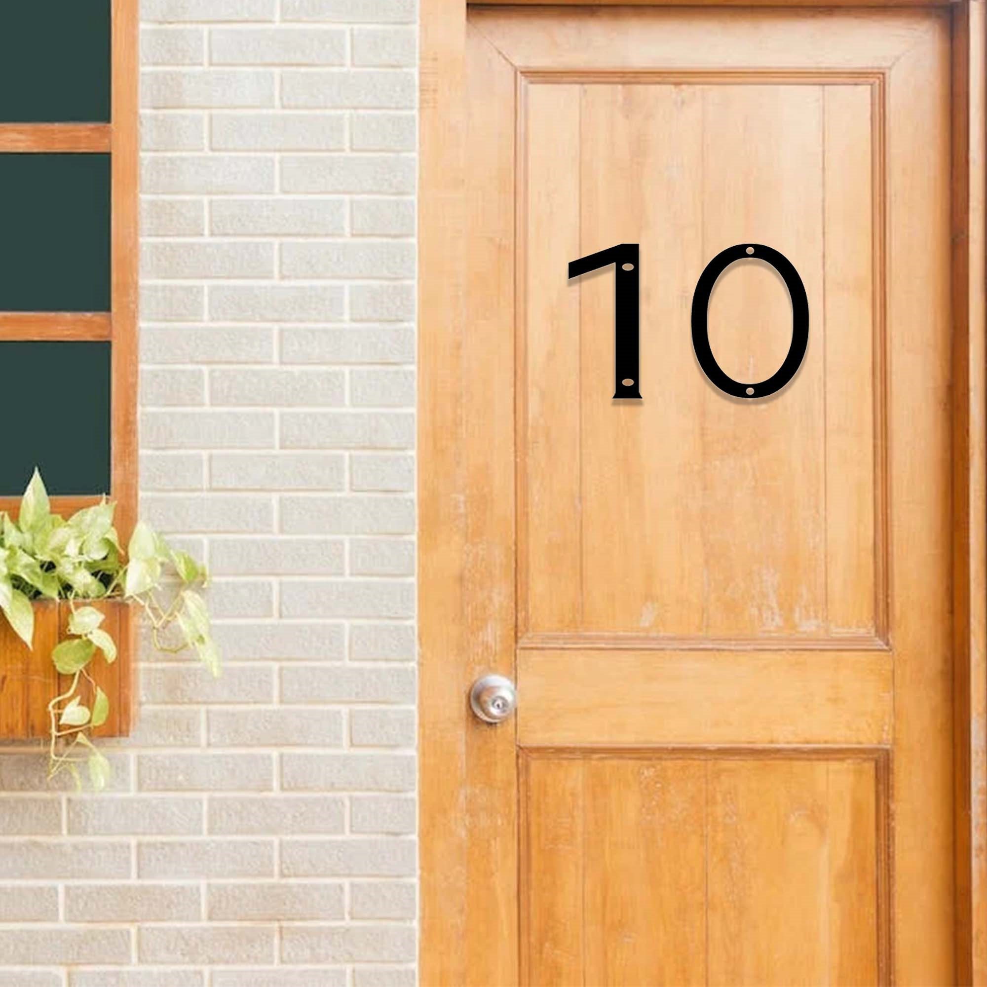 10 Inch House Numbers,modern Farmhouse Apartment Building Home Street ...