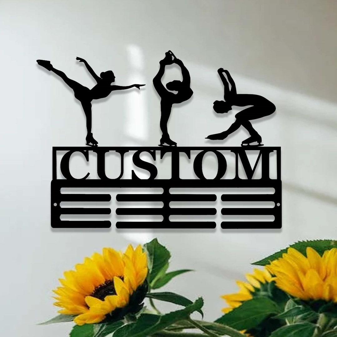 Personalized Figure Skating Award Medal Holder,custom Figure Skater ...