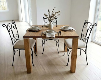 Solid Pine Square Dining Table | Ideal for Home or Restaurant Use | Ref. 0095