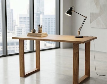 Solid Pine Desk Ref. 0038 | Handmade Natural Wood Desk for Home Office or Study