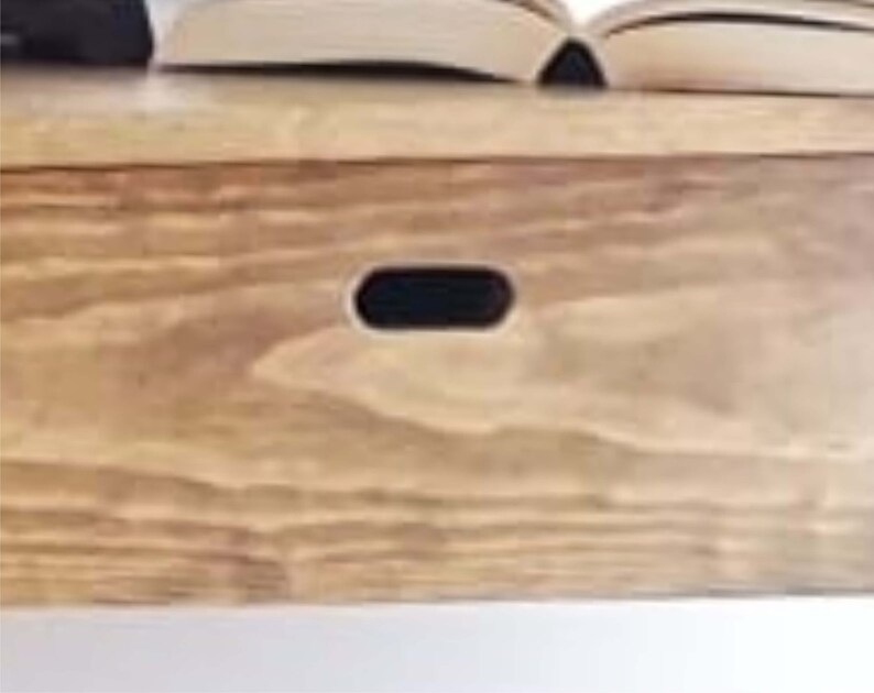 Floating Solid Pine Bedside Table / Floating Bedside Table / Etsy