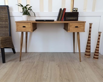 Office Desk / Rustic Desk / Office Wooden desk / Home or Office Use / Ref. 0021 /Handmade in Toledo by DValenti