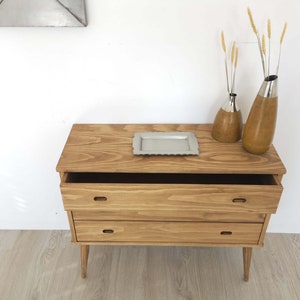 3 Drawer Dresser, Dresser, Chest, Rustic Dresser, Wood Dresser, Solid Wood Bedroom, Wood Dresser Rustic, Ref. 00137, Handmade by DValenti image 3