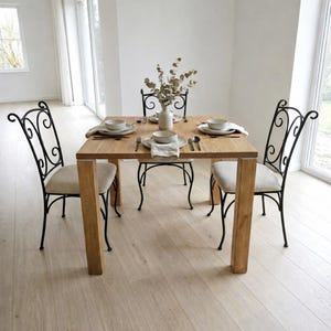 Solid wood office table/ Ref. 0046 / Designed and manufactured in Toledo by Dvalenti furniture